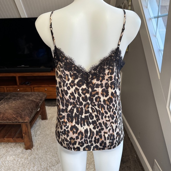 Leopard lace-trim cami - Picture 3 of 4